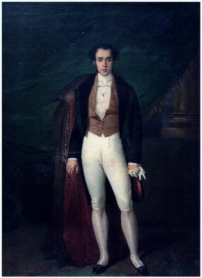 Portret van José Manuel Ramirez Rosales door Raymond Quinsac Monvoisin